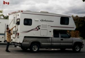 Camper in Whitehorse