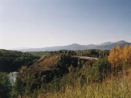 Hängebrücke über den Hagwilet Canyon
