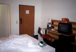 Unser Hotelzimmer im Steigenberger Esprix am Flughafen Frankfurt/Main.