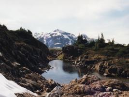 Bergsee am Salmon Glacier