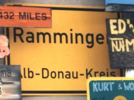 Orteingangsschild Rammingen