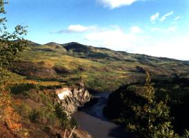 Tal des Stikine Rivers